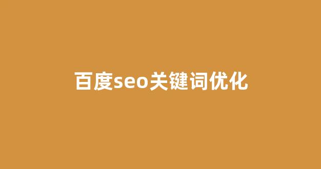 seo优化公司